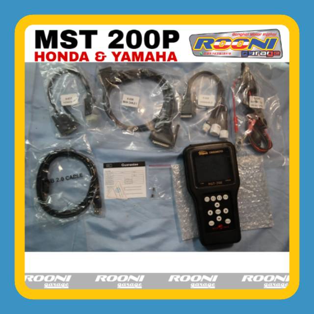 Scanner MST 200P - Scanner 400P - MST 200 - Scanner Honda Yamaha - Scanner 2 in 1