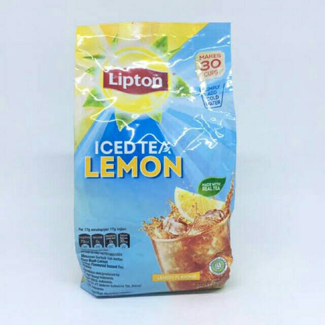 

lipton ice tea lemon powder 510 gram 12 pcs