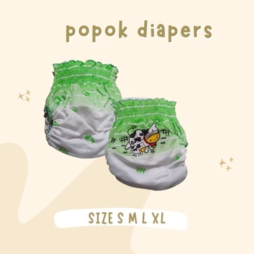 CLODY / CLODI / POPOK KAIN BAYI POPOK CUCI ULANG + INSERT MODEL MOTIF KARAKTER