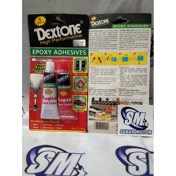 

Lem Dextone Rapid Epoxy Clear - Lem Plastic/ Stell Serbaguna access