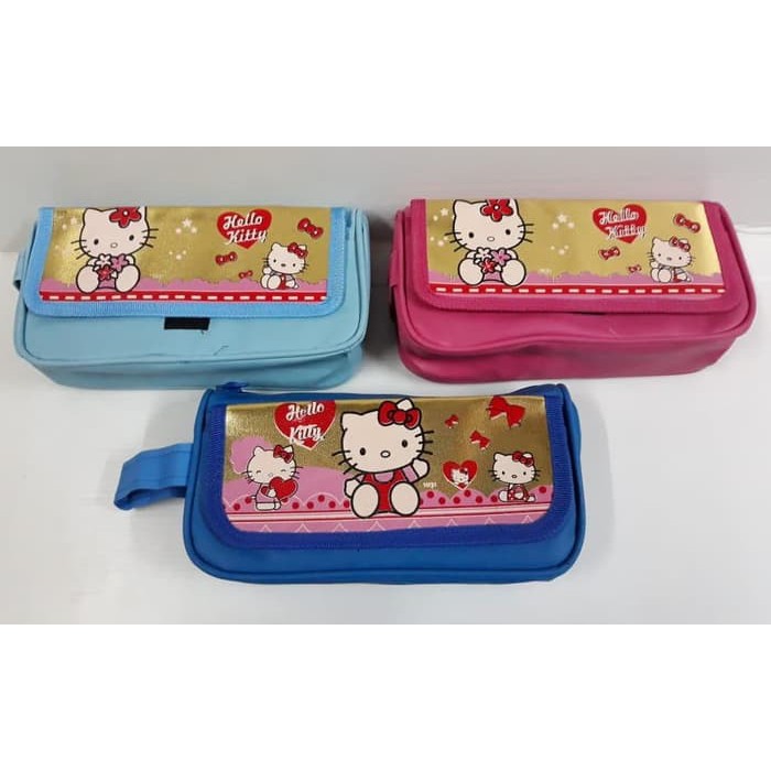 

Kotak Tempat Pensil ERICA Karakter " HELLO KITTY" - Biru Muda