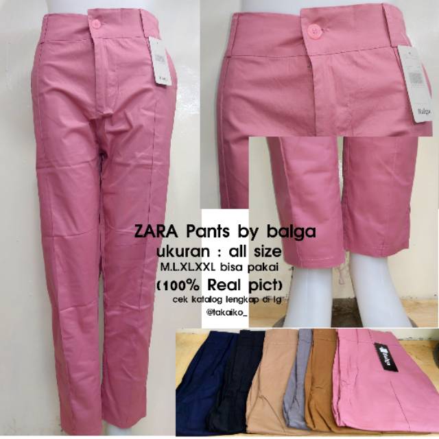  BAGGY  PANTS  CELANA  KERJA  UKURAN ALL SIZE BAGIAN BELAKANG 