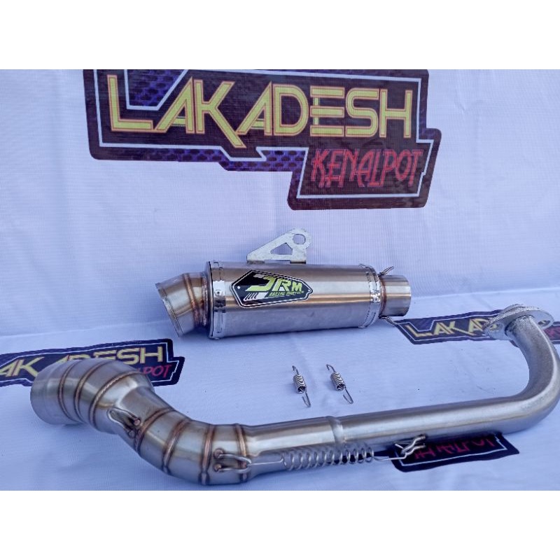 KNALPOT JRM ALL MATIC (INLET 38/50) BEAT MIO VARIO AEROX SCOOPY NMAX PCX LEXI ADV GENIO FREEGO XRIDE SPACY XEON SPIN DLL