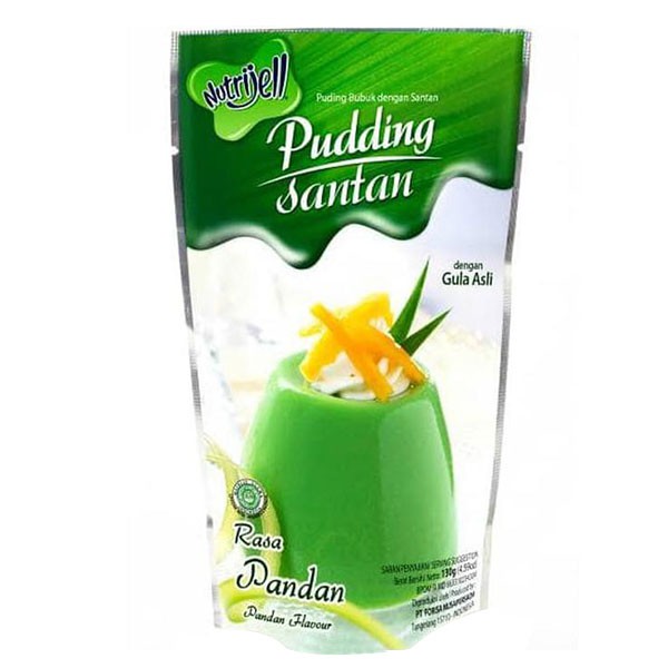 

Nutrijell Pudding Santan Rasa Pandan 130G