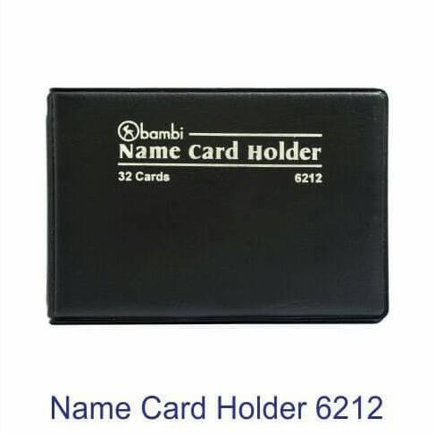 

NAME CARD HOLDER ISI 32 POCKET/BUKU KART NAMA BAMBI DISKON