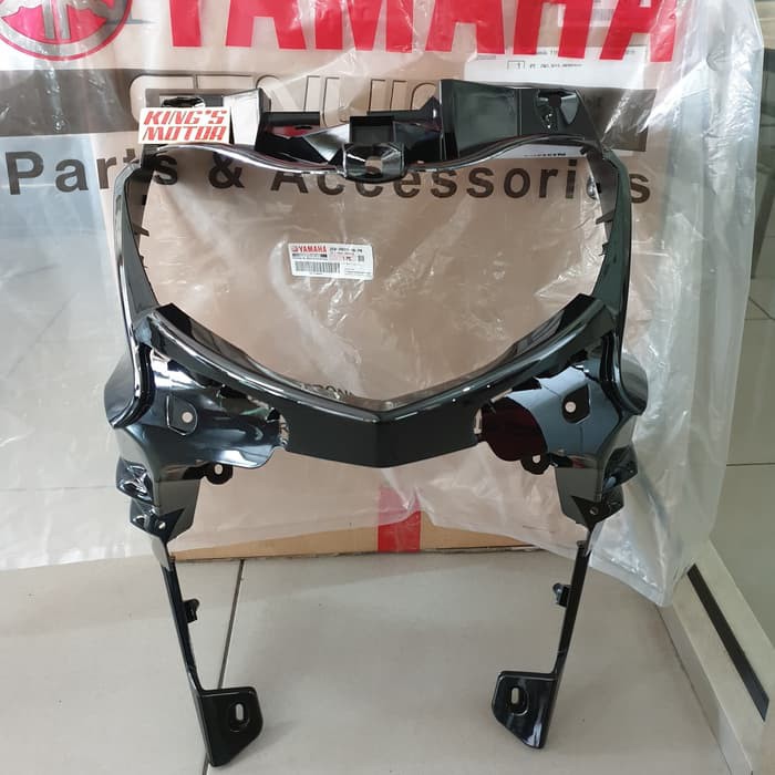 COVER DEPAN, SAYAP XEON GT 125, GT125 (2SV) HITAM ASLI YAMAHA