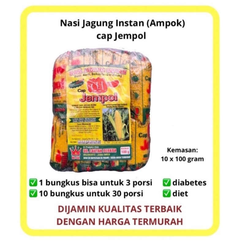 

beras jagung nasi jagung ampok jagung