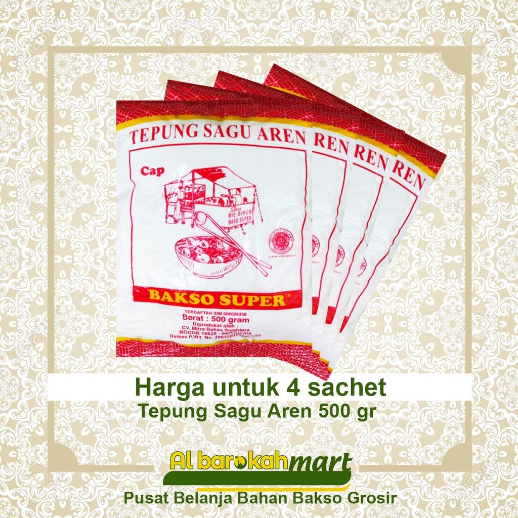 

Tepung Aren 500 gr [4 sachet]