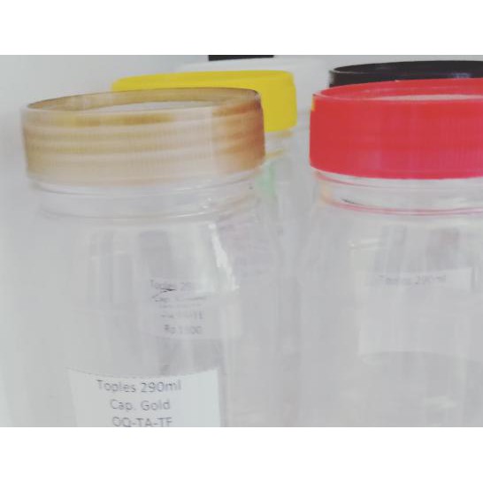 JAR PLASTIK BOTOL PLASTIK TOPLES PLASTIK SAMBAL BOTOL SAMBAL 290ML