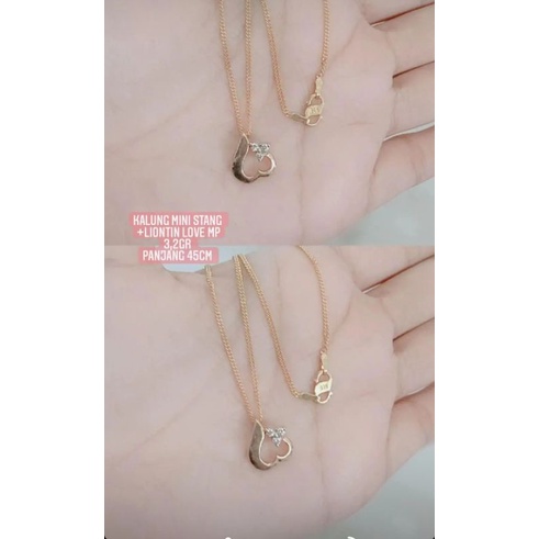 Kalung perak wanita asli 925 kalung rantai jedar+liontin vancleeff mp/perak asli silver 925 lapis emas/perhiasan fashion wanita model terbaru