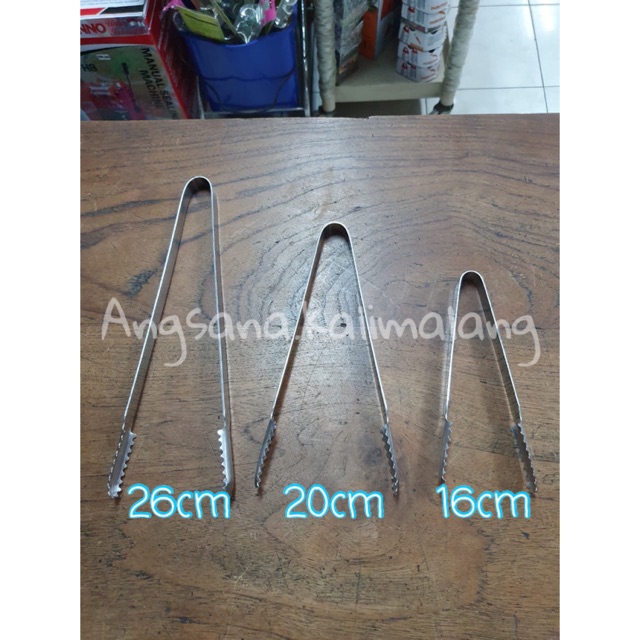 Jual Ice Tong Food Tong Sugar Tong Alat Bar Ice Tong Stainless Steel Tebal Capitan Es