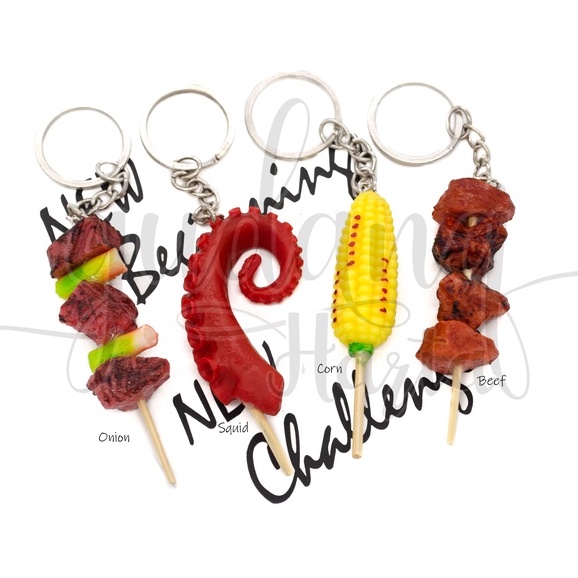 Gantungan Kunci Yakitori Keychain BBQ Lucu GH 302196