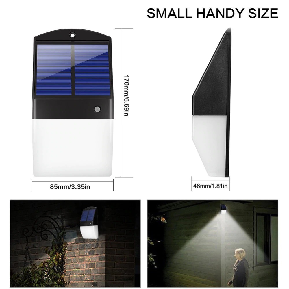 41 HBT-1618 - 350 Lumens Motion Sensor 25 LED Solar Lamp Light