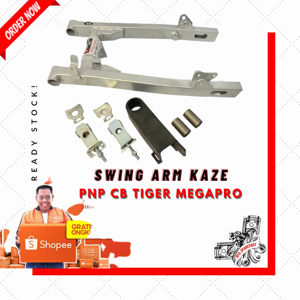 Fork Swing Arm Arem Lengan Ayun Kaze pnp CB TIGER MEGAPRO bahan Tebal CromMurah