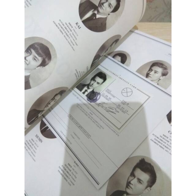 OFFICIAL PHOTOCARD EXO XOXO IDENTITY CARD KRIS