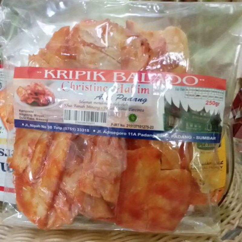 

keripik balado christine hakim