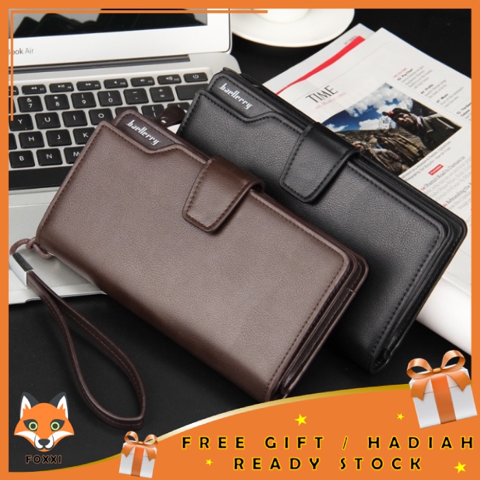 Foxxi - Dompet Original Baellerry Dompet Import Pria Murah Dompet Panjang Korea Lipat Cowok