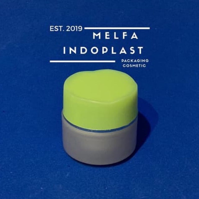 POT CREAM KEMASAN KOSMETIK KEYFA HIJAU NUBE 10 GR (30pcs)