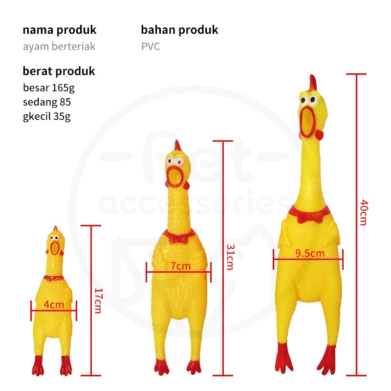 mainan hewan peliharaan ayam berteriak tahan gigitan tahan gertakan gigi hewan mainan hewan peliharaan