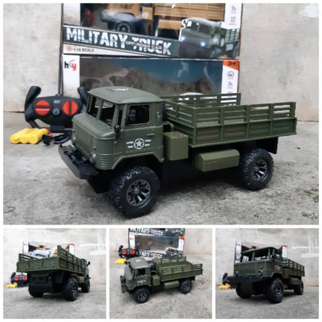 RC TRUK MILITER - MAINAN MOBIL REMOTE CONTROL TRUCK ARMY ANAK REMOT