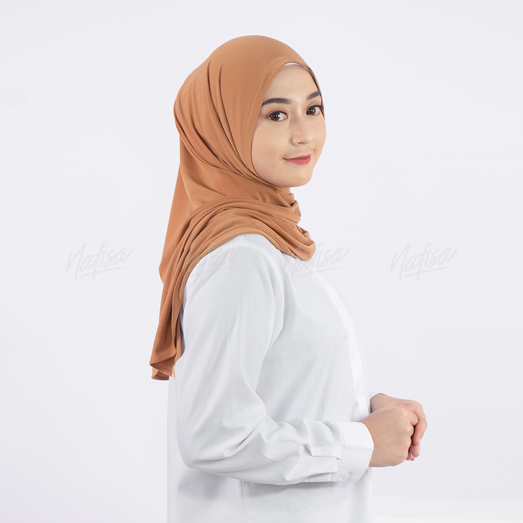 Pasmina Zafia - Jilbab Pahmina Instan Simple Premium - Hijab Remaja Ultracrif