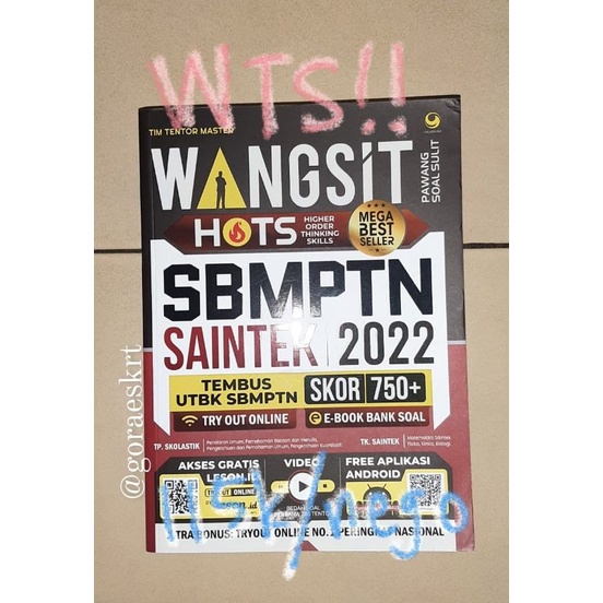 

WANGSIT SBMPTN SAINTEK 2022