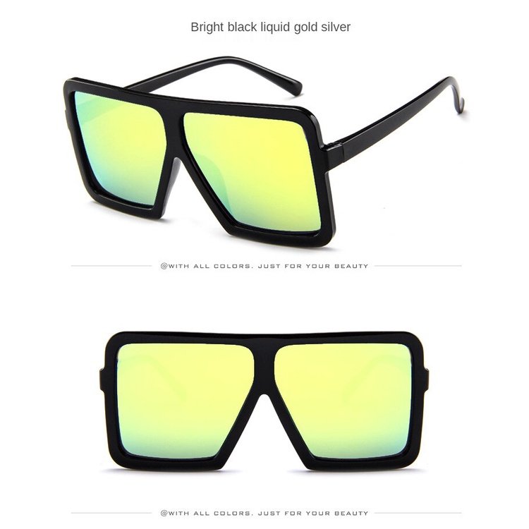 Kacamata Bingkai Besar Warna Hitam Gaya retro Eropa Amerika Untuk Pria Dan Wanita