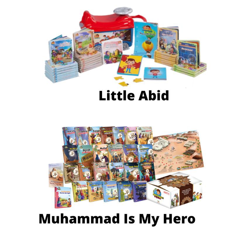 (READY) LITTLE ABID (LA) COUNTAINER, MIMH (MUHAMMAD IS MY HERO) BOARDBOOK