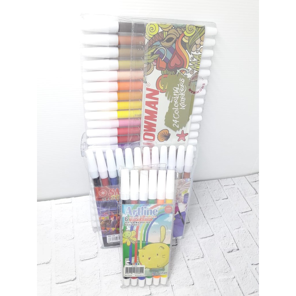 

Spidol Warna Snowman Isi 24 Warna