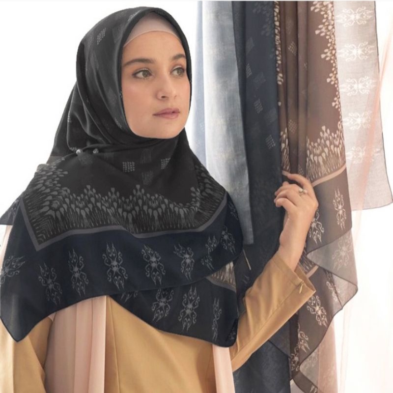 PROMO / NAKITAA ABU / JILBAB VOAL PREMIUM / GROSIR HIJAB / HIJAB SEGI EMPAT / VOAL MOTIF PREMIUM / D