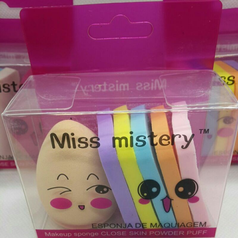 SPONS MAKE UP ISI 6 PCS/ SPONGE MAKE UP SET ISI 6 PCS
