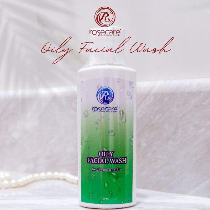 TOKO DEANIA -OILY FACE WASH ROSECARE ACNE FACIAL WASH SABUN PERAWATAN WAJAH BERJERAWAT SABUN CUCI MU