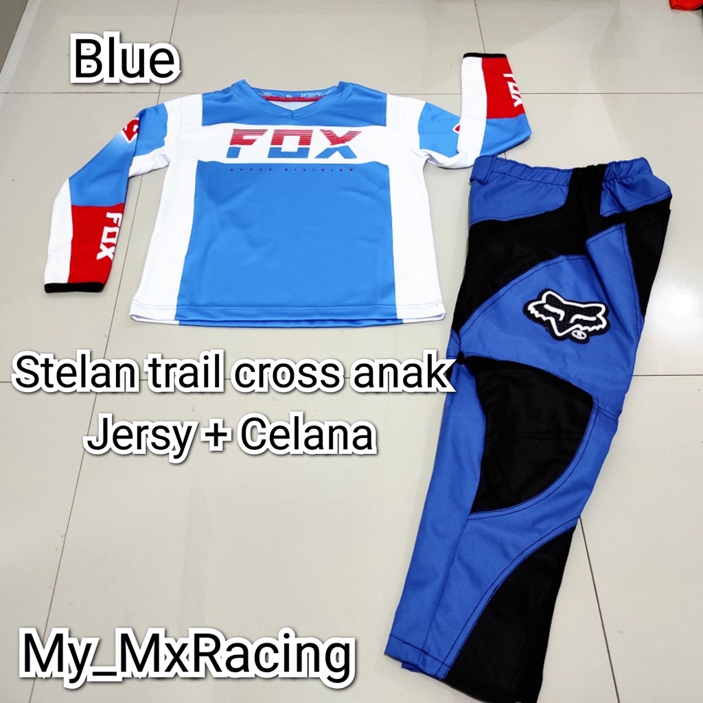 Jerset jersy cross anak atau baju trail anak stelan offroad anak jersey adventure trabas buat anak kids