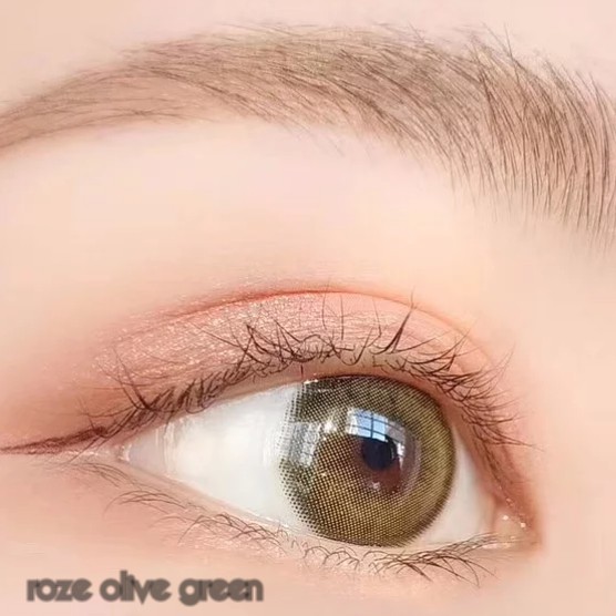 Softlens i-DoL Canna Roze Olive Green (Hijau Zaitun) - Princess Idol