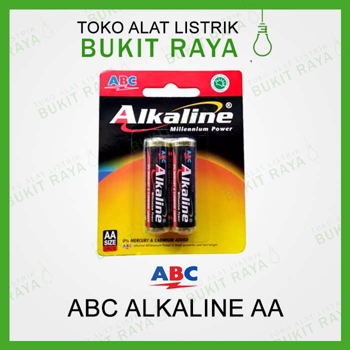 Jual ABC Alkaline Baterai AA Battery A2 LR6 1,5V (isi 2pcs) | Shopee ...