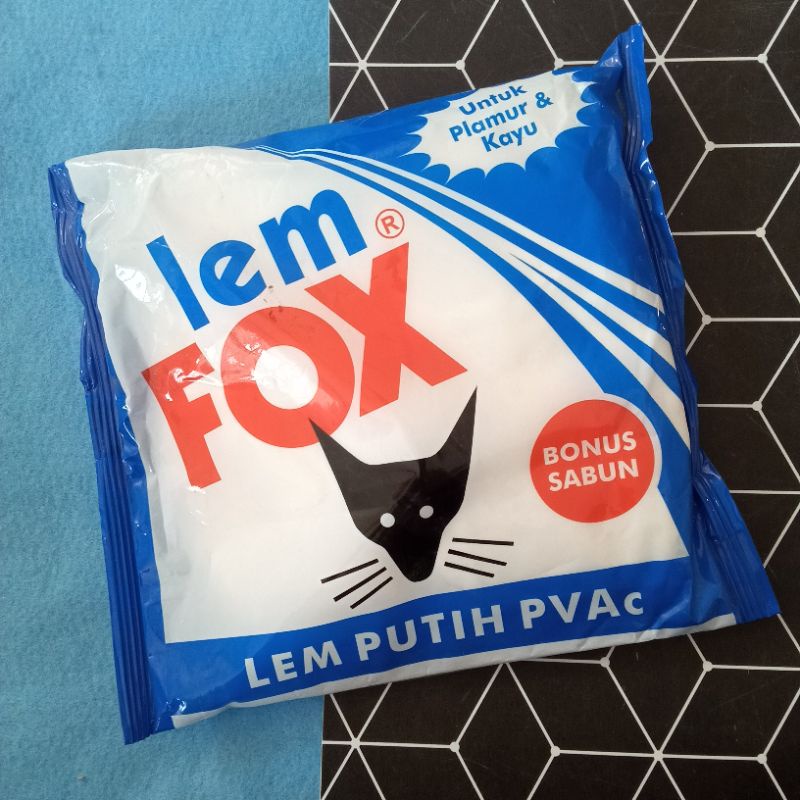 

Lem PVac/Lem Putih/Lem Kayu Fox Biru 600 gram