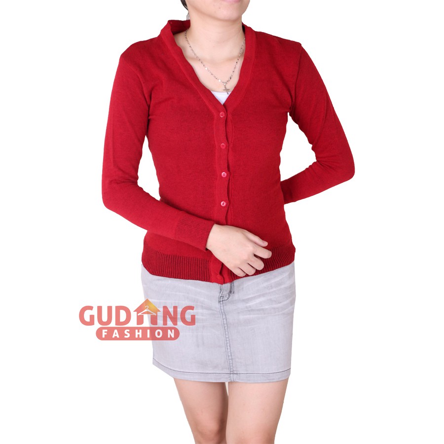 Cardigan Cantik Polos Wanita CARW 59