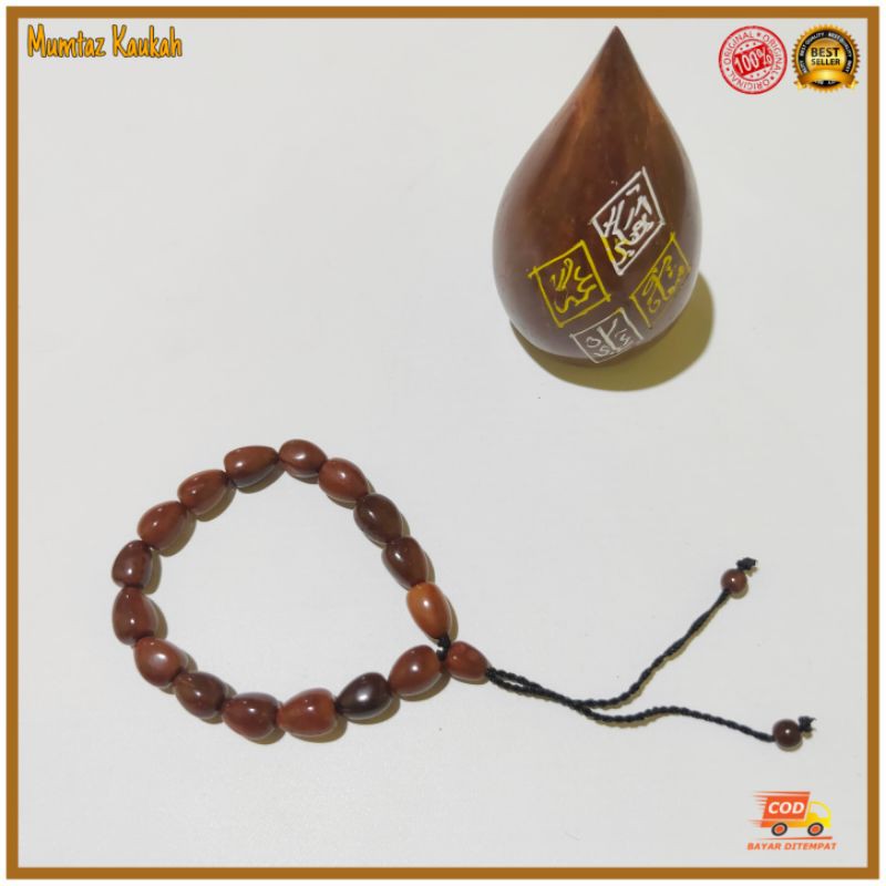 Gelang kokka kaokah tetes air coklat