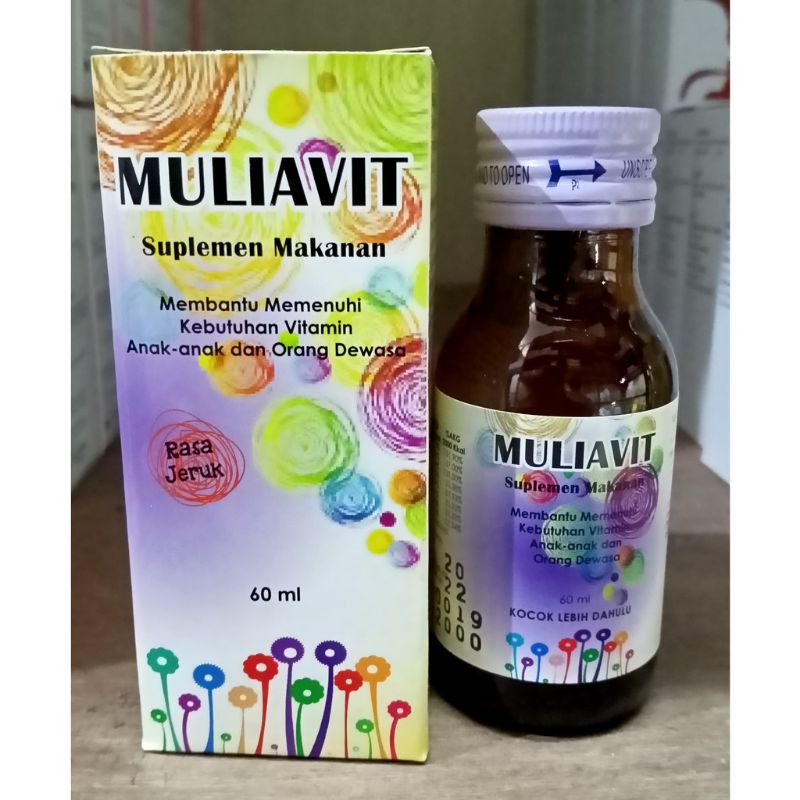 MULIAVIT SIRUP 60ML RASA JERUK/ vitamin anak