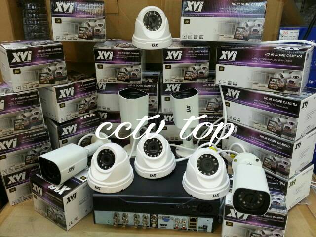 PROMO PAKET CCTV XVI 16 CHANEL HYBRID 2MP + HDD KOMPLIT TINGGAL PASANG