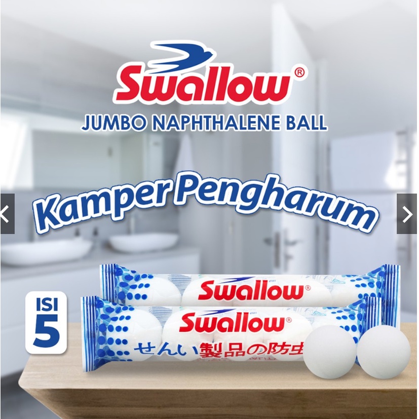 Kamper Swallow Jumbo Naphthalene Ball 5's