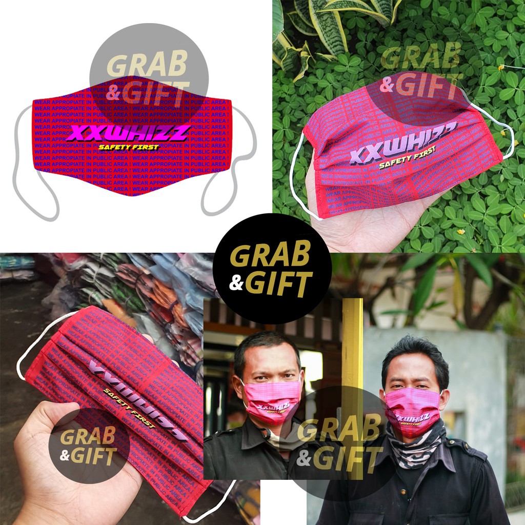 (PREORDER) MASKER Kain Custom Printing - ( Bisa Request Design )