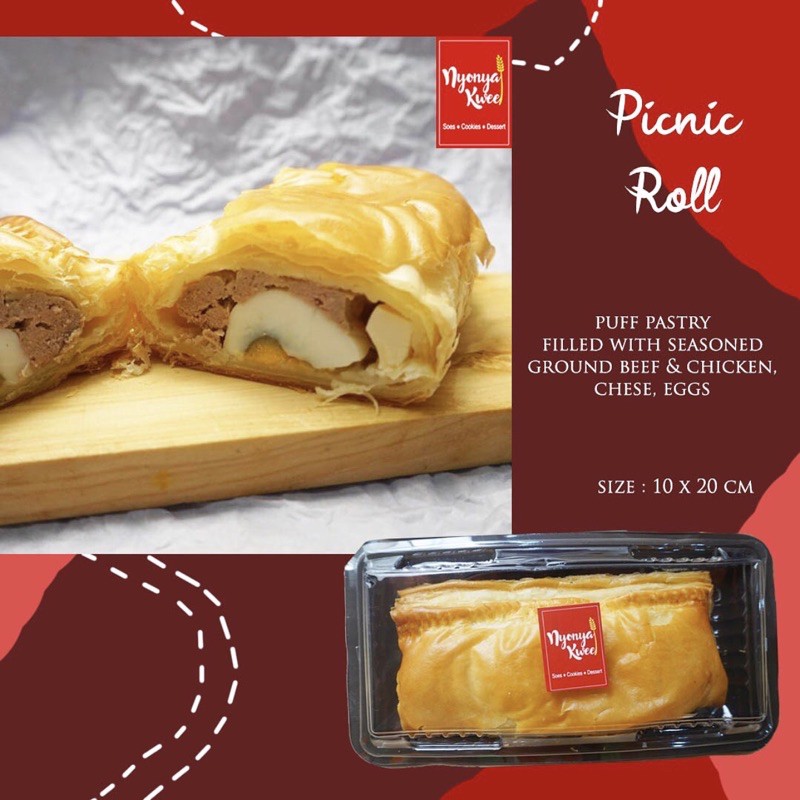 

Premium Picnic Roll Beef Chicken cheese eggs