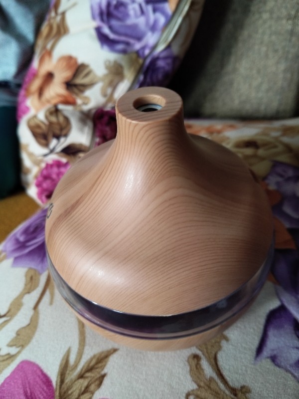 Kbaybo Ultrasonic Air Humidifier Aromatherapy Wood Grain 300ml - K-h98 [kuning]