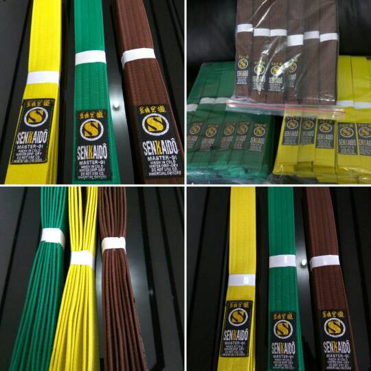 sabuk karate senkaido obi kyu kempo jutsu