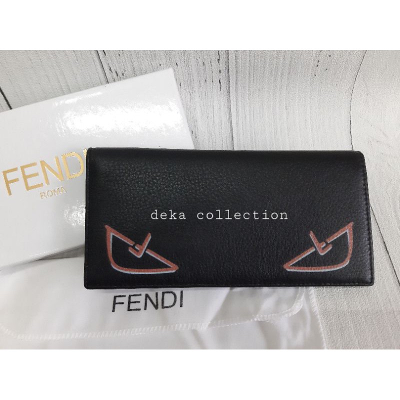 DOMPET PANJANG FENDI MONSTER KULIT IMPORT PRIA WANITA