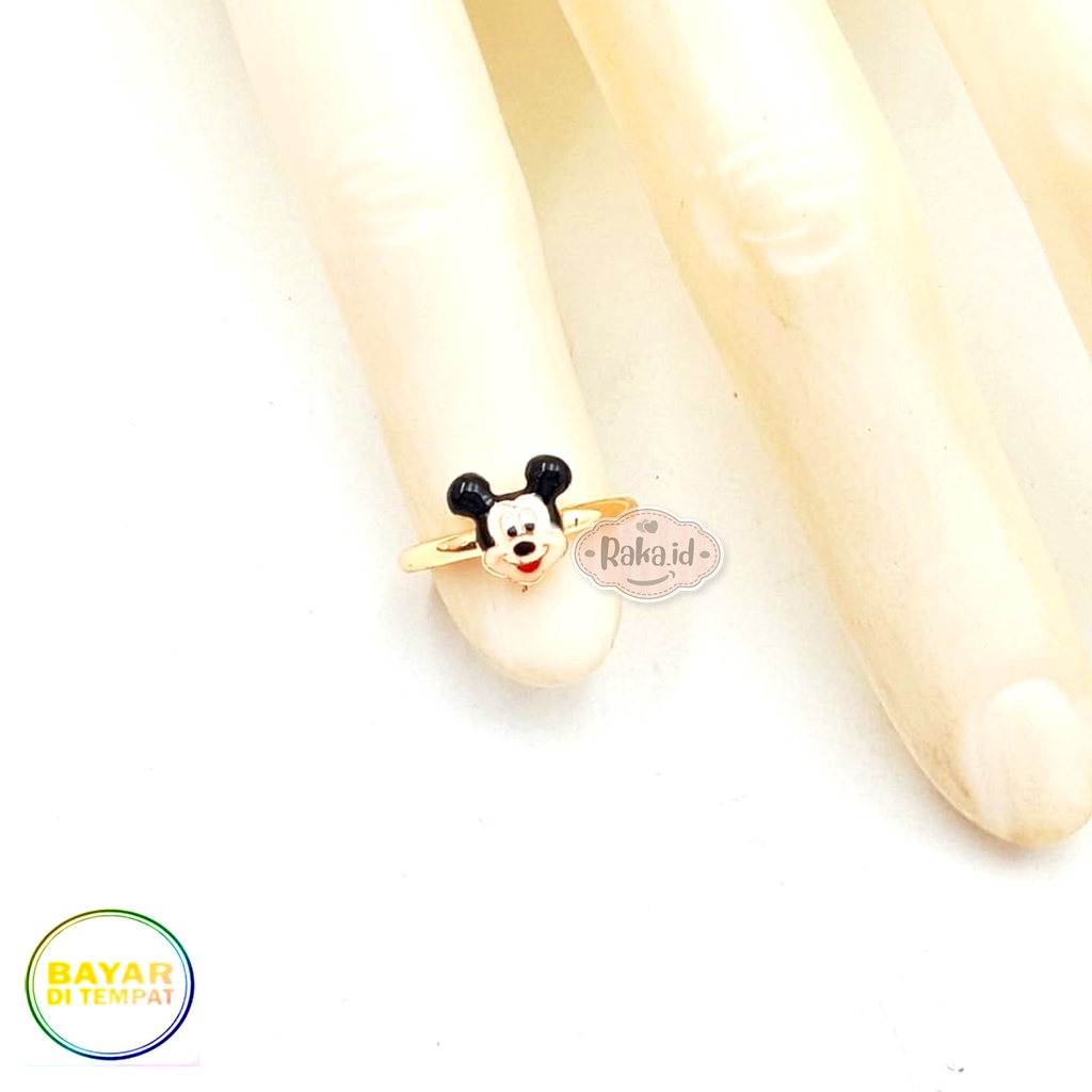 Cincin Anak Motif Muka Mickey Perhiasan Cantik Anak 898