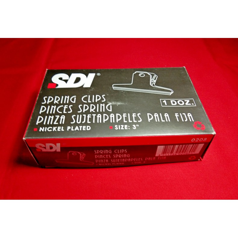

SDI 0208 Spring Clips (3") Stainless Steel (Paper Clips)