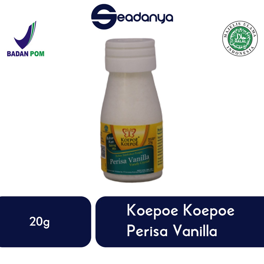 

Koepoe Koepoe Perisa Vanilla 20g - Halal MUI & BPOM