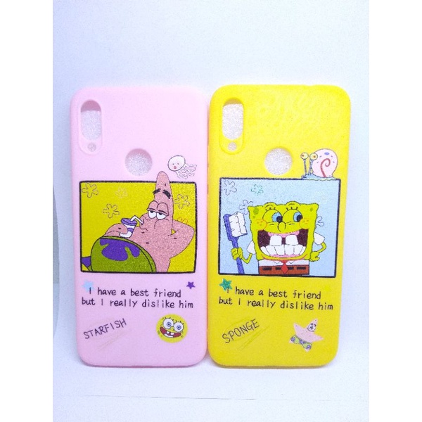 Softcase Karakter Spongebob & Patrick Xiaomi Redmi 6A Redmi Note 7 Pro Note 8 Silicon Case Karakter
